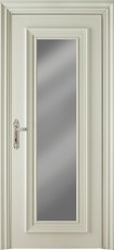 Дверь Union PRIMA PU с зеркалом RIFLESSO ANTICO DIAMANTE Bianco Night Эмаль